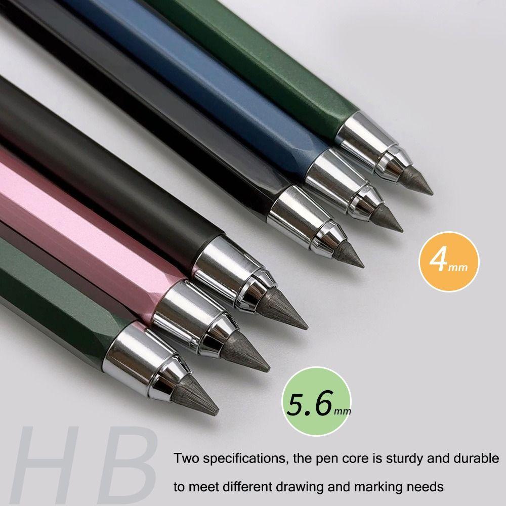 Стержни для карандашей 2B/4B/6B/8B/10B, Механический карандаш, Металлический подвижный карандаш, Школа, Офис