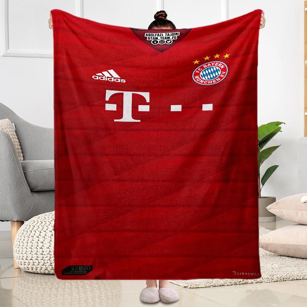 Bayern Munich Blanket Soft Warm Cozy Suitable for Couch Sofa Bedding Four Seasons Universal Modern Gifts For Family Or Friends