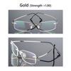 Сверхлегкие титановые очки для чтения без оправы с эффектом памяти, женские очки для дальнозоркости, очки высокой четкости