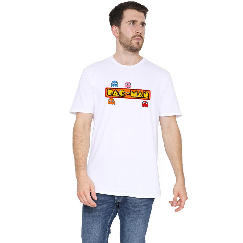 Pac-Man Mens Box Logo T-Shirt