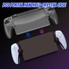 Transparent Gaming Handheld Case for PS5 Portal Transparent Full Protection Protector Cover Shockproof Scratch Resistant