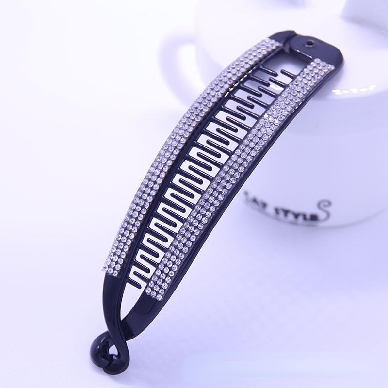 Сплошной цвет, заколка для волос «банан», женская прическа, заколки-когти, заколки, аксессуары для волос для девочек, хвостик, зажим для волос Hoder