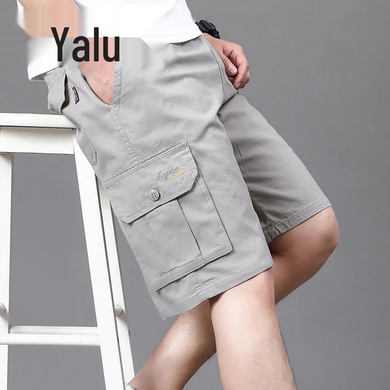 Мужские повседневные хлопковые рабочие шорты Yalu