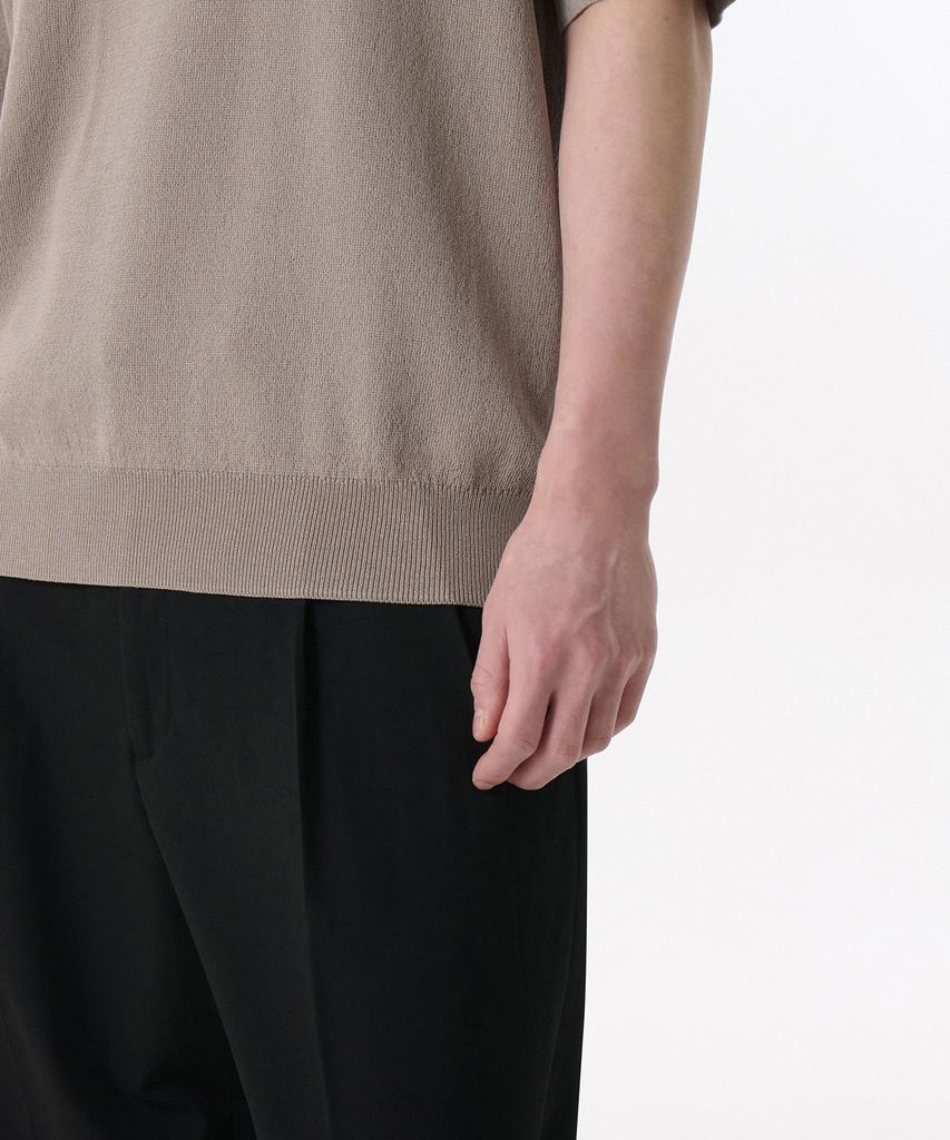 MUSINSA STANDARD Cool Touch Crew Neck Short Sleeve Knit [Taupe]