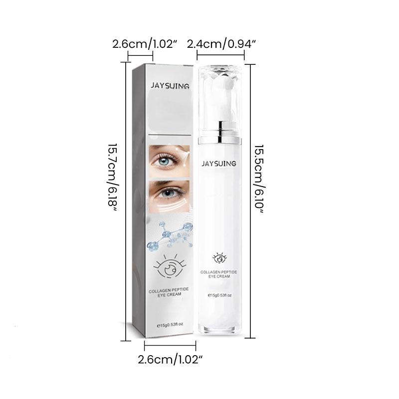 Крем для глаз с коллагеновым пептидом подтягивает и смягчает нежную кожу вокруг глаз, уменьшая морщины, гусиные лапки и темные круги под глазами.