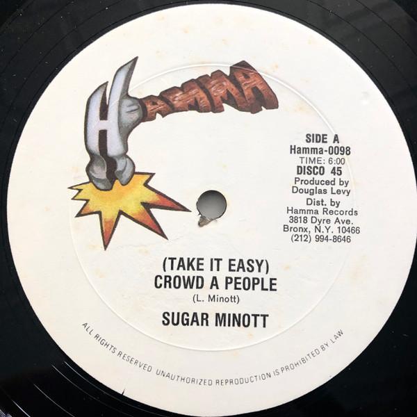 12-дюймовая пластинка SUGAR MINOTT / JAH BATTA - (Не парься) Толпа А Люди / Ю HAMMA0098 Хамма Регги, Ска и Даб Б/У