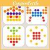 Деревянные стаканчики для сортировки по цвету и stacking-игр для детей. Обучающая игра и развитие концентрации
