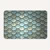 Super Mermaid Scale Soft Kitchen Rug Anti-Fatigue Kitchen Rug Waterproof Non-Slip Rugs Set Runner Rug Bedside Rug Absorbent Carpet For Kitchen