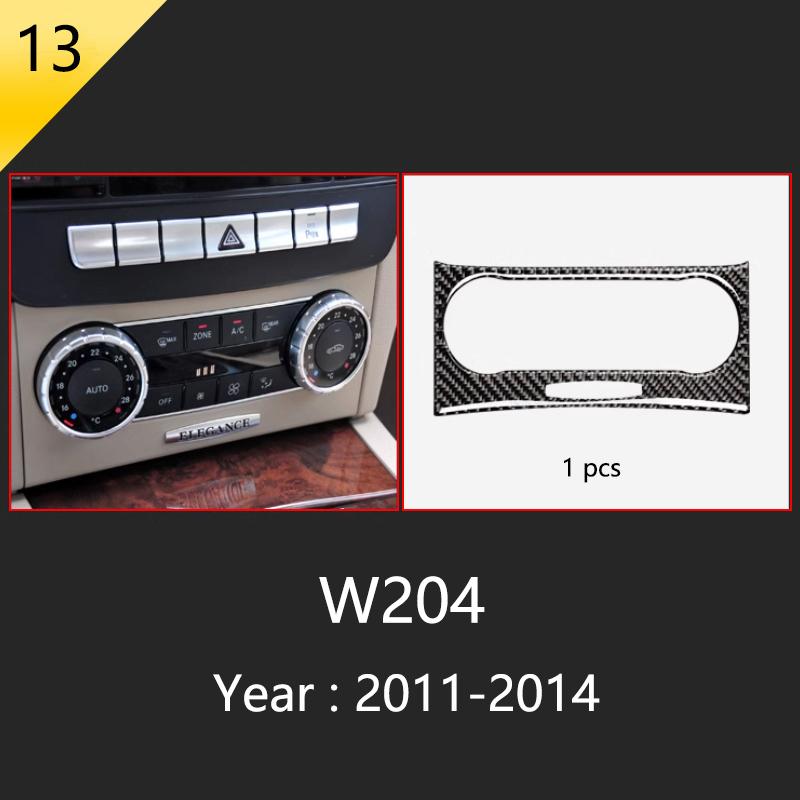 Для Mercedes Benz C Class W204 C180 C200 C260 автомобильная панель окна двери из углеродного волокна полоса защитная отделка наклейка аксессуары