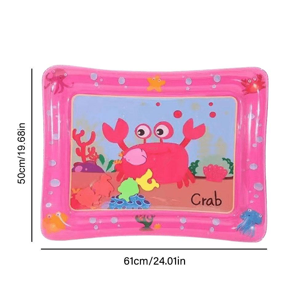 Водный сенсорный игровой коврик с рыбками Водный сенсорный игровой коврик Время для животика Водный игровой коврик для скучающих домашних кошек Игра Водная кровать 65см/69см