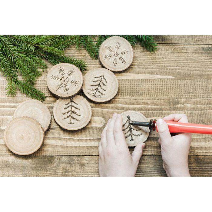 Pyrograveur bois et cuir + 8 gouges