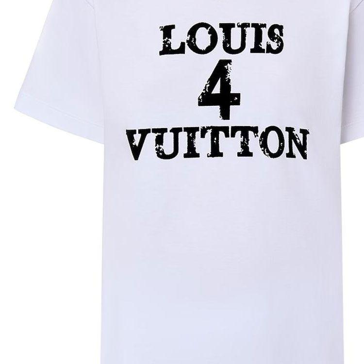Louis Vuitton Футболка женская белая 1ABIQC