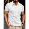 Summer New Quick Drying Lapel Polo Shirt With Button Pocket For Men'S Sports Polo Shirt Fitness And Casual Slim Fit Daily Work Shirt