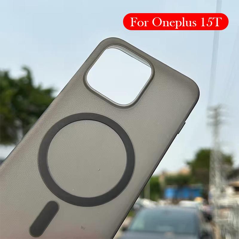 Magnetic Case For Oneplus 15T Matte Wireless Charging Back Cover Case for ONEPLUS 15T