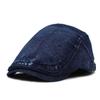 Fashion Cowboy Beret Thin Cotton Hat Men and Women Fashion Duck Tongue Cap Forward Cap