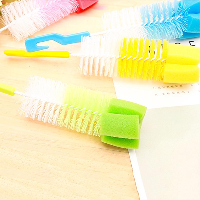 Щетка для чистки детских бутылочек, чашка с носиком, стеклянный чайник, инструмент для мытья и чистки, щетка