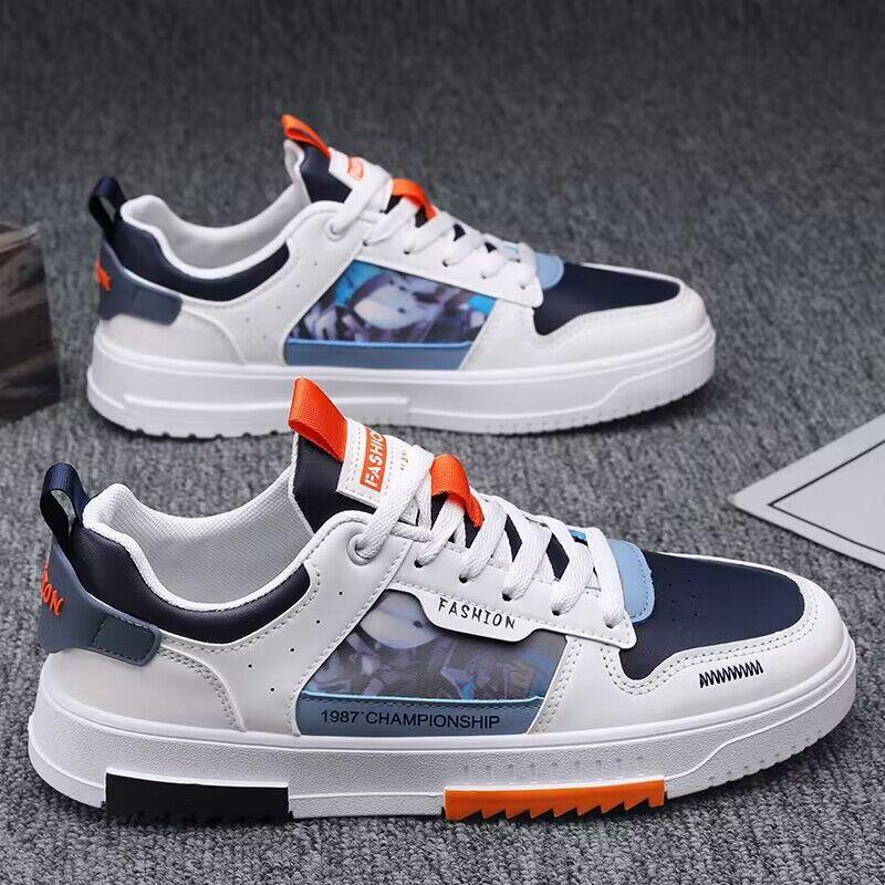 2024 Summer New Versatile Breathable Little White Shoes for Men's Trendy Casual Sports Shoes Lightweight Outdoor Running Shoes