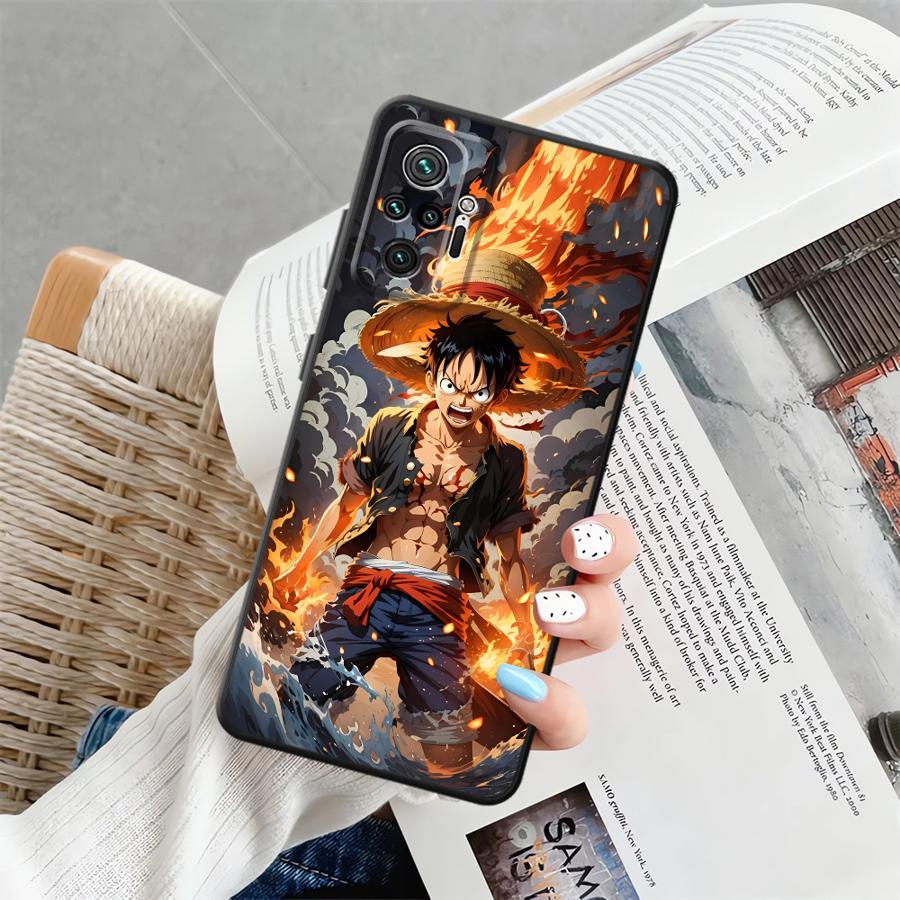 Чехол для Xiaomi Redmi Note 10S 12S 11S 11 13 12 Pro Plus 10 9 8 Pro 9s Funda Чехол для телефона Луффи Ван Пис