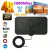 4K Высокий коэффициент усиления HD ТВ DTV Бокс Цифровая ТВ антенна Вилка ЕС Усилитель Активная комнатная антенна HD Плоский дизайн С усилителем сигнала