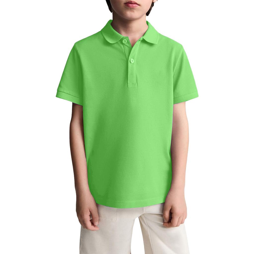 Kids Short Sleeve Shirt School Uniform Shirts For Boys