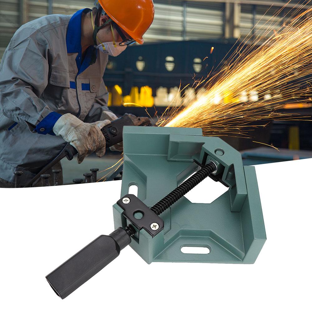 Single Handle Aluminum Alloy Right Angle Clamp 90 Degree Welding Fixture Corner Clamp
