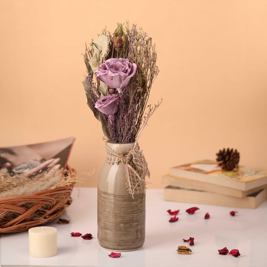 Lea Dried Lavender Big Vase | 7.5 x 7.5 x 40 cm