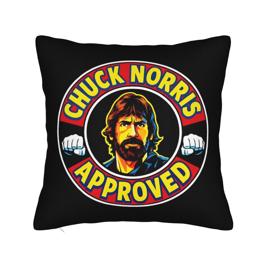 Remember Chuck Norris Throw Pillow Cover Polyester Decorative Pillow Creative Pillowcase