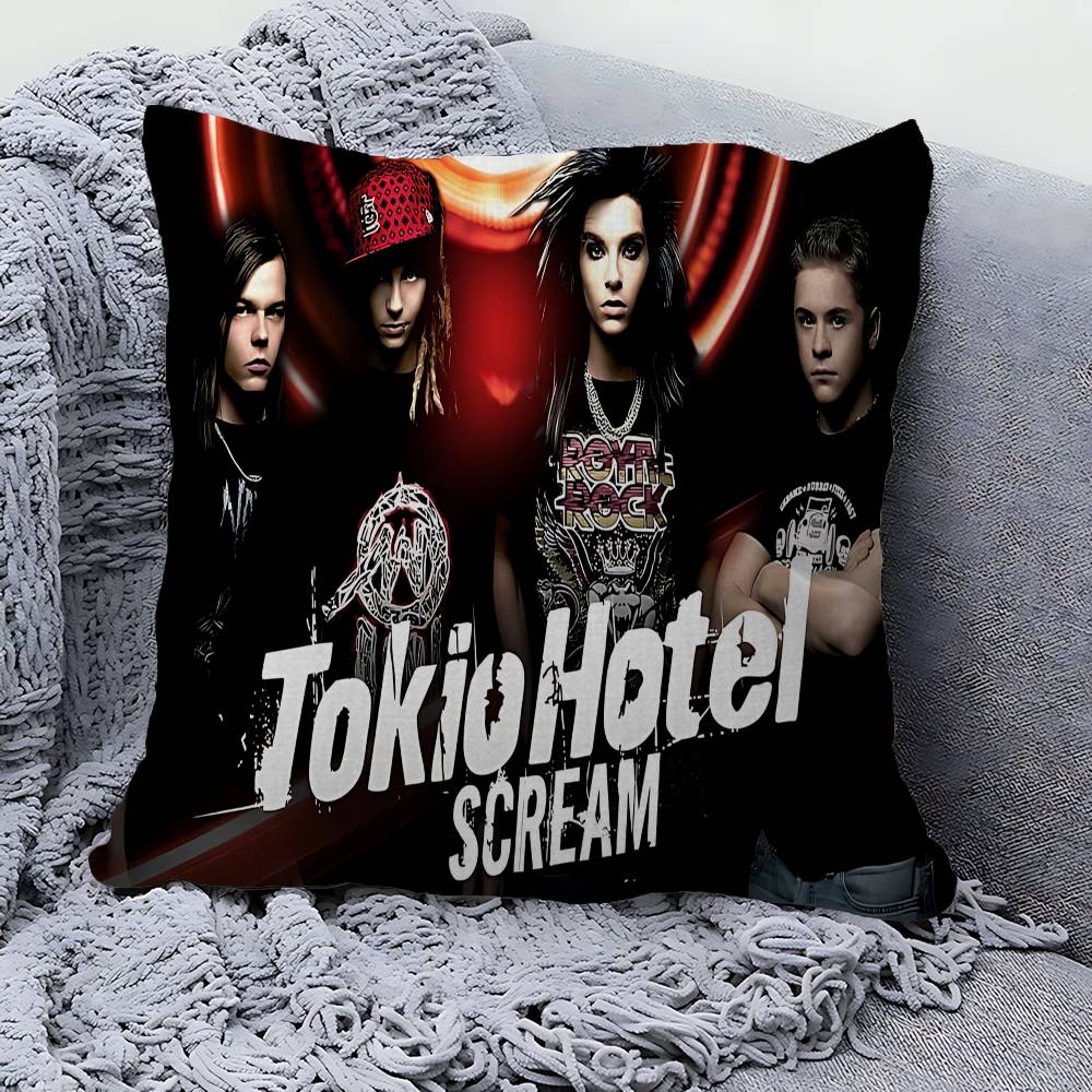 Металл Рок-группа T-Tokio H-Hotel Наволочка Декор Подушки Чехол для Подушки Печатный Чехол для Подушки На Диван