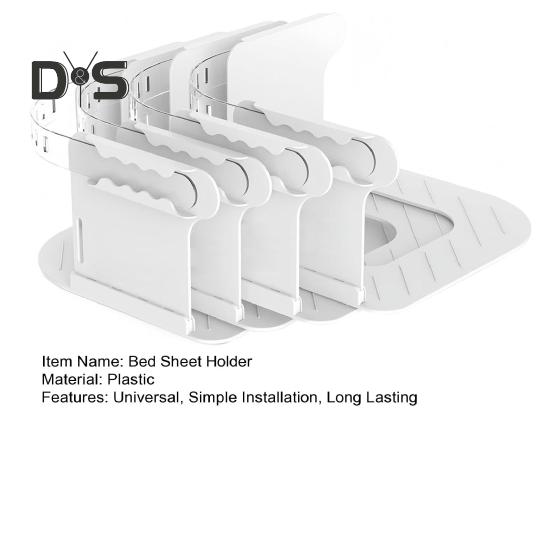 4 шт. держатели простыней, ремни для простыней, универсальная посадка, простая установка, надежные прочные держатели простыней для всех размеров матрасов