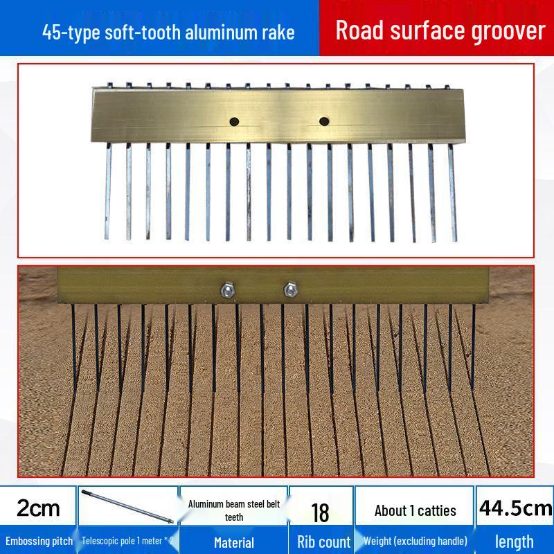 Concrete Pavement Texturizer and Anti-Slip Groover Roller Machine