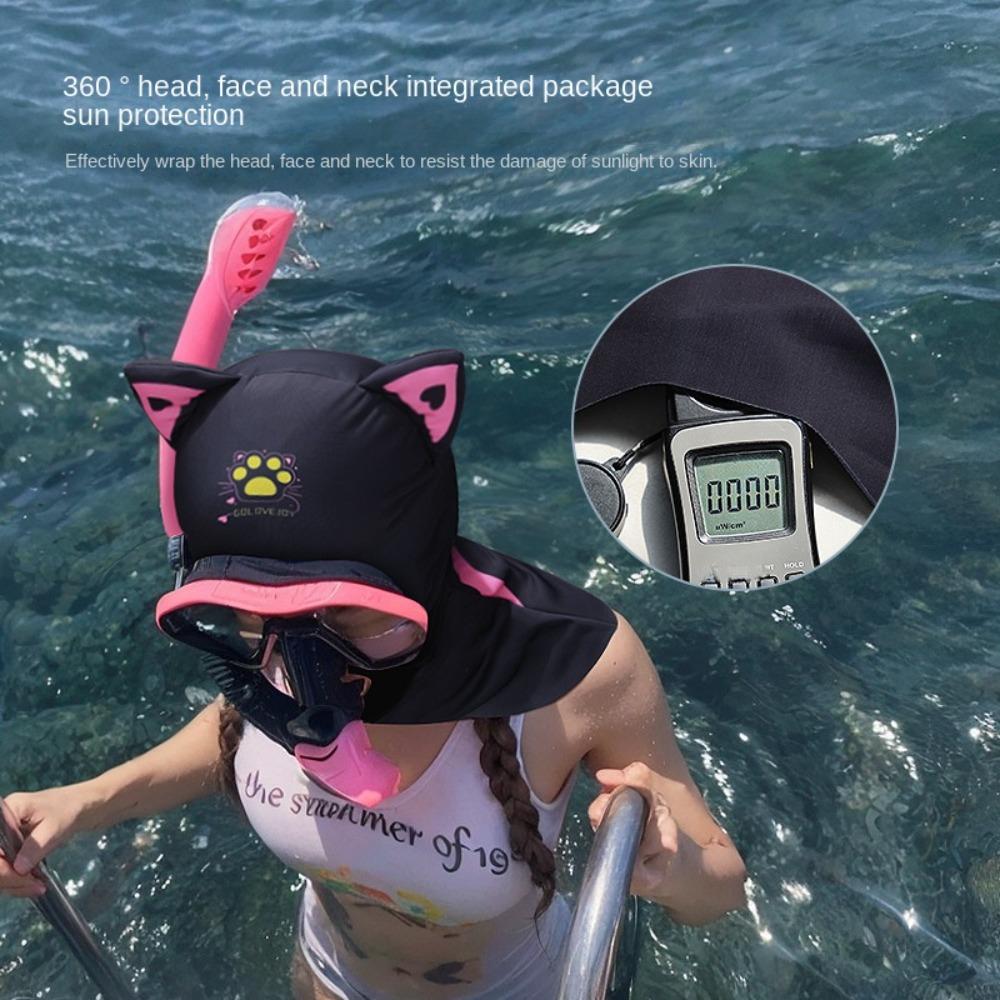 Sunscreen Face Scarf Ice Silk Mask Summer Face Gini Thin Face Cover  Swimming