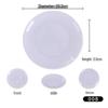 Minai Melamine Shallow Buffet Dinner Plates