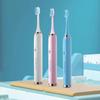 Electric Sonic Toothbrush 5 Speed Mode Soft Hair USB Rechargeable Waterproof Ultrasonic Whitening Tooth Brushes Replacement Head
