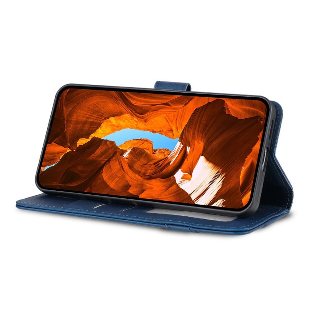 Wallet Case for Redmi Note 15 Pro+ 5G - Leather/PU, Blue, With Lanyard