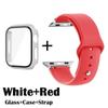 Стекло+корпус+ремешок для Apple Watch Band 42 мм 44 мм 41 мм 40 мм 38 мм 45 мм 49 мм Защитные пленки для Apple IWatch Series 8 7 6 SE 5 4
