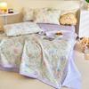 A-class inside and outside cotton printed cotton summer quilt