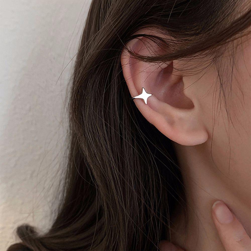 Fashion Jewelry Clip Earring Ear Cuff Korean Style Star Ear Clips Women Earrings Cartilage Stud