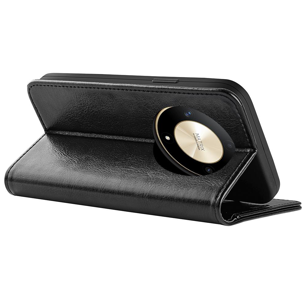 Чехол для Honor X50 5G/X9b 5G/Magic6 Lite 5G, текстура Crazy Horse, откидная крышка