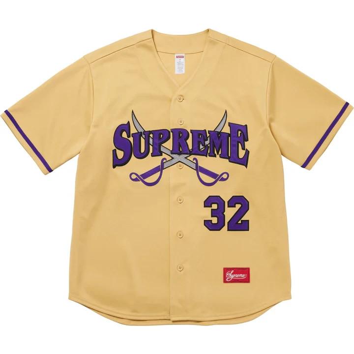 Supreme Swords Baseball Jersey Gold