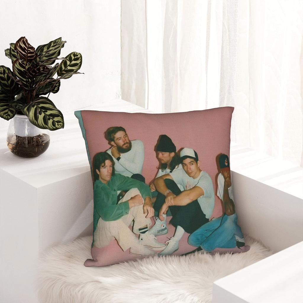 Decorative Pillow Covers Turnstile Rock Band Tour Merchandise Living Room Throw Pillow Case Cover Square Multiple Sizes