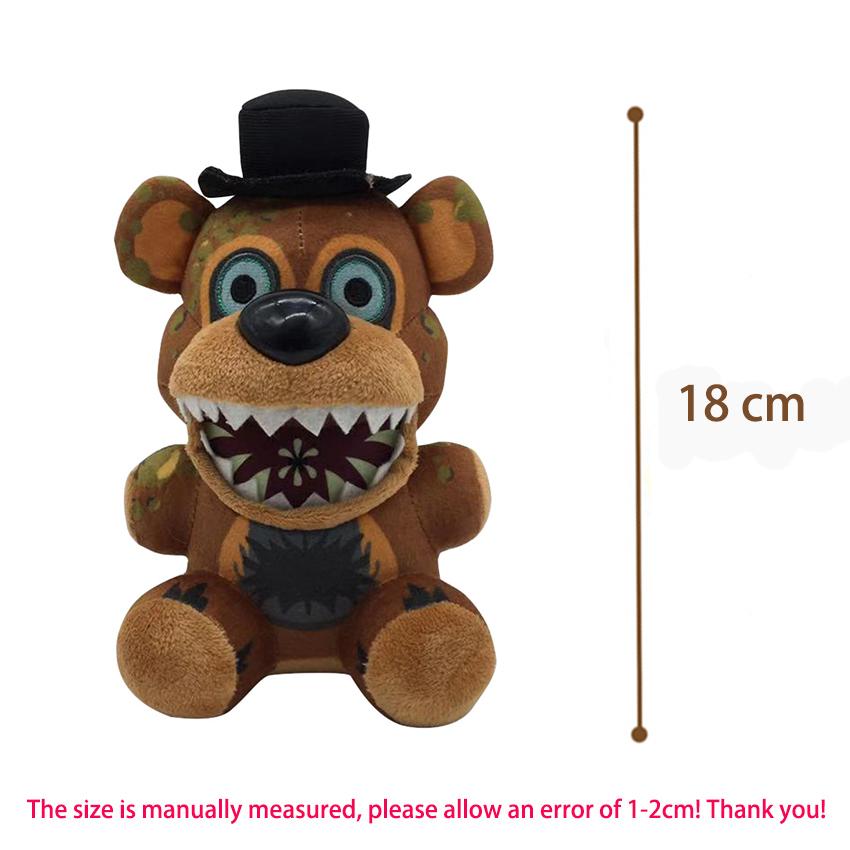 Милые плюшевые игрушки Fnaf Игровая кукла 18 см Бонни Медведь Фокси Мультяшные мягкие куклы Игрушки Фредди для детей Подарки