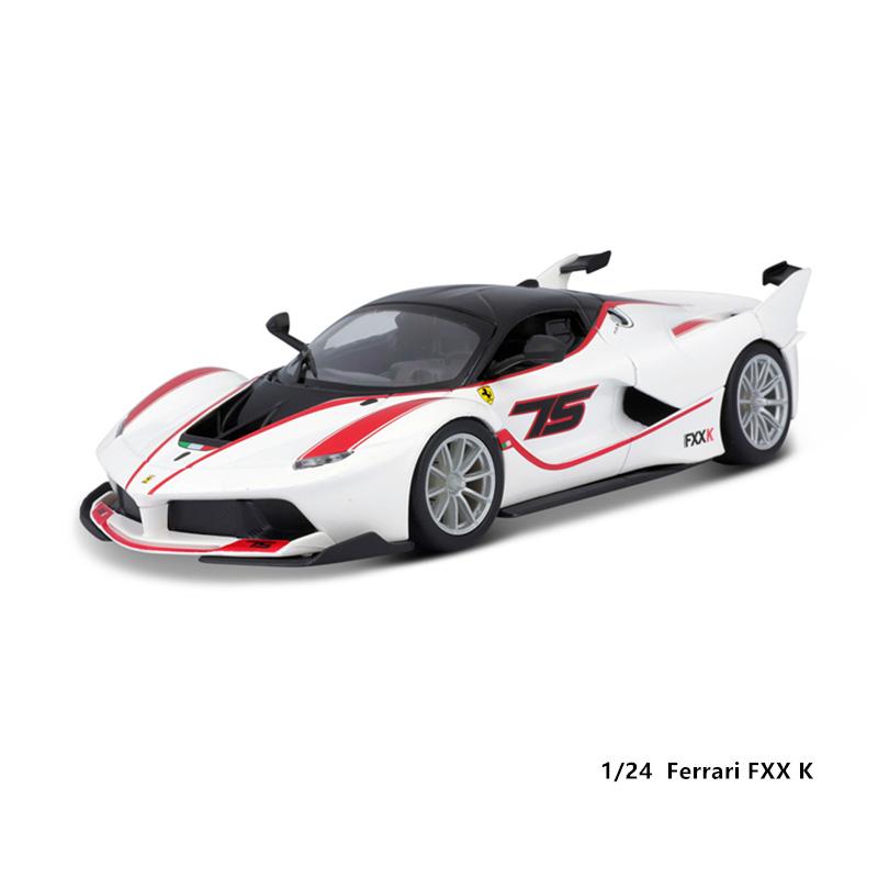Ббураго 1:24  2024 Ferrari 499P LMH FORMULA RACING 250GTO FXXK 458 Сплав Роскошный Автомобиль Литьевая Модель Автомобиля Коллекция Подарок