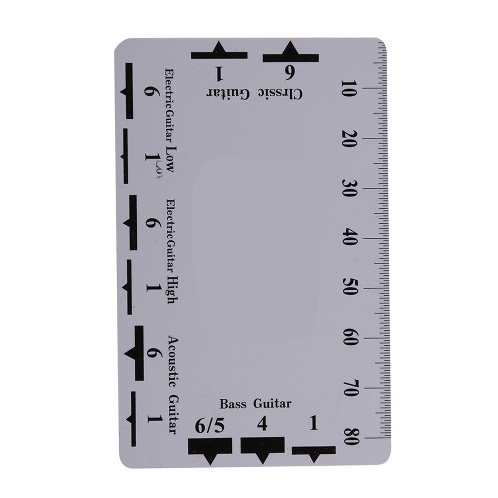 2 шт. линейка для измерения струн, измерительные инструменты для гитары, бас-инструмента, аксессуары