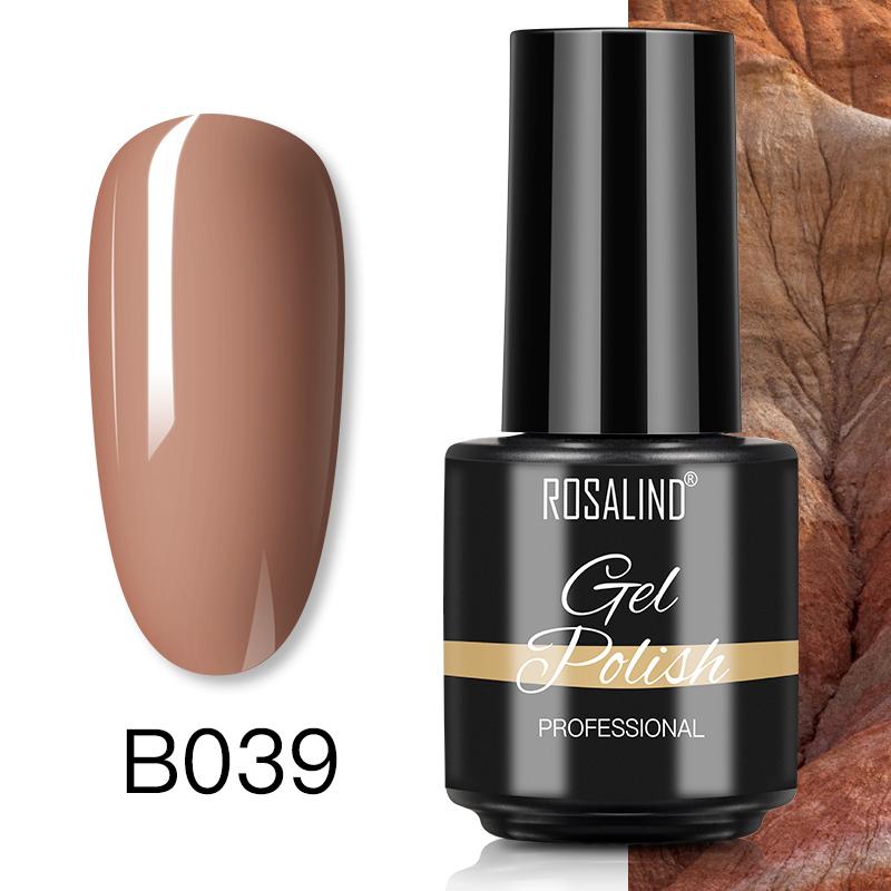 Гель-лак для ногтей ROSALIND, замачиваемый УФ-светодиодный гель-лак, полуперманентный гель-лак для ногтей для дизайна ногтей