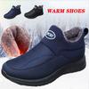 Mens Winter Warm Shoes Wool Cotton Ankle Boots