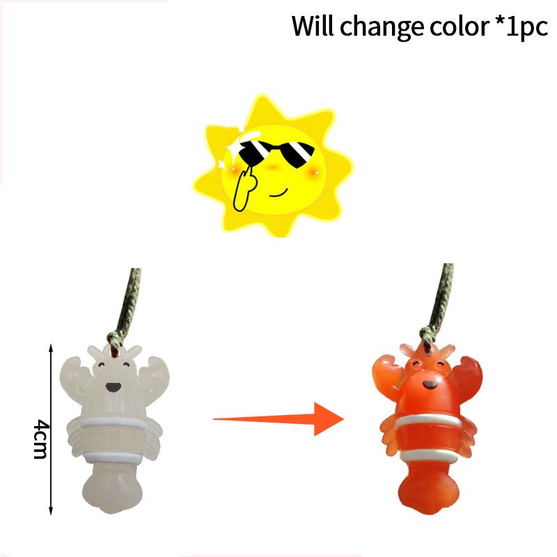 Color Changing Roast Duck Chicken Fish Squid Pork Funny Bag Hanging Pendant Car Swing Duck Car Rearview Mirror Pendant Gift