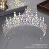 Bridal Crown Headgear Colored Rhinestone Headband Baroque Crown Wedding Dress Accessories Hair Accessories