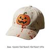 Halloween Ghost Hat for Women Men Halloween Pumpkin Embroidery Baseball Cap for Fishing Camping Picnic Beach Family Outings