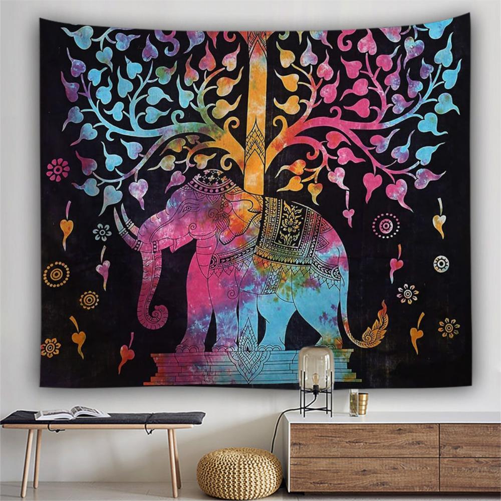 Богемная подвесная ткань, обои для комнаты, спальни, фоновый гобелен, персонализированный гобелен, украшение для гостиной, живопись