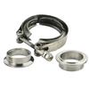 V Band Exhaust Clamp 2 inch 2.5 inch 3 inch 3.5 inch 4 inch 51mm 63mm 76mm Exhaust Flange vband clamp V-Band Muffler Clamp